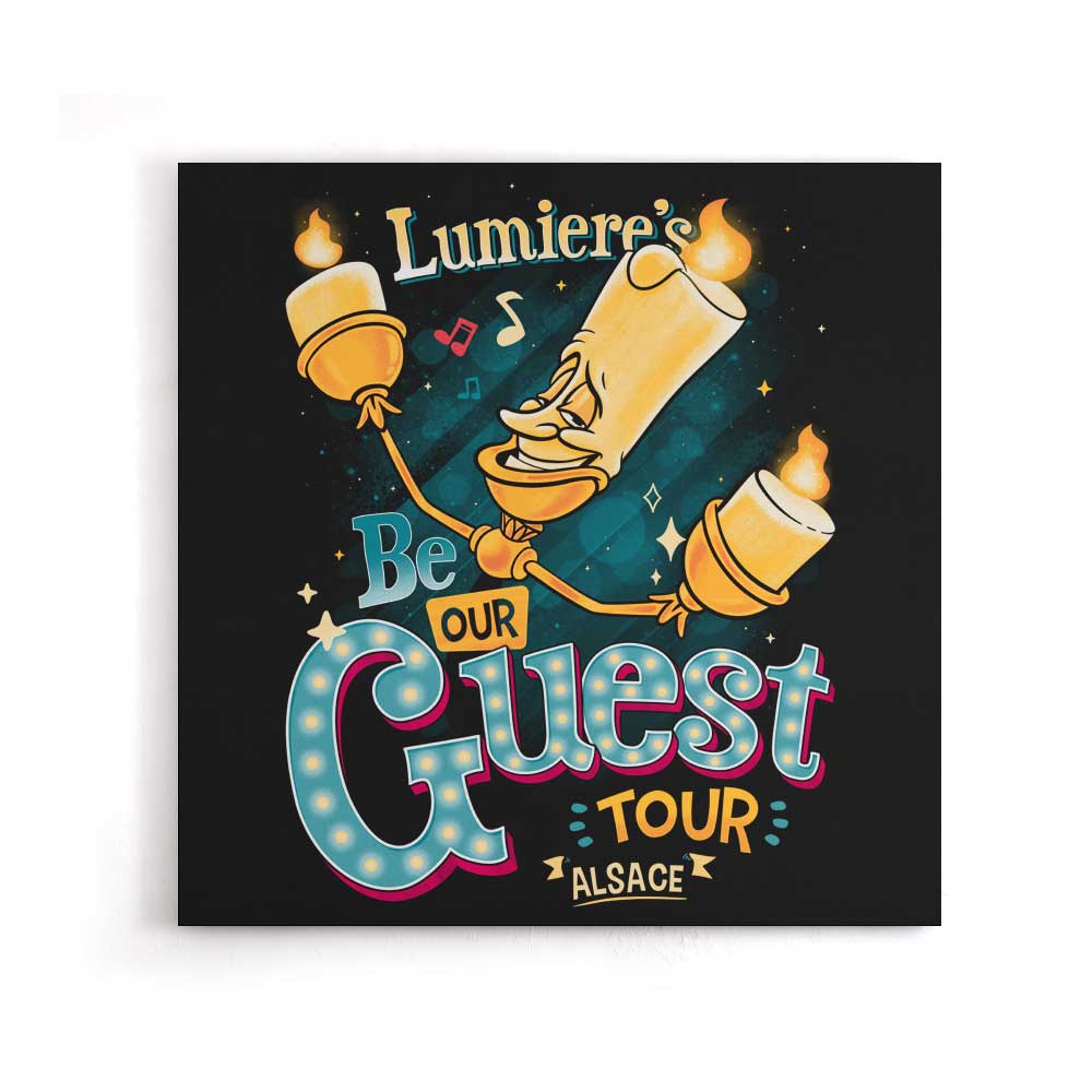 Be Our Guest Tour - Canvas Print