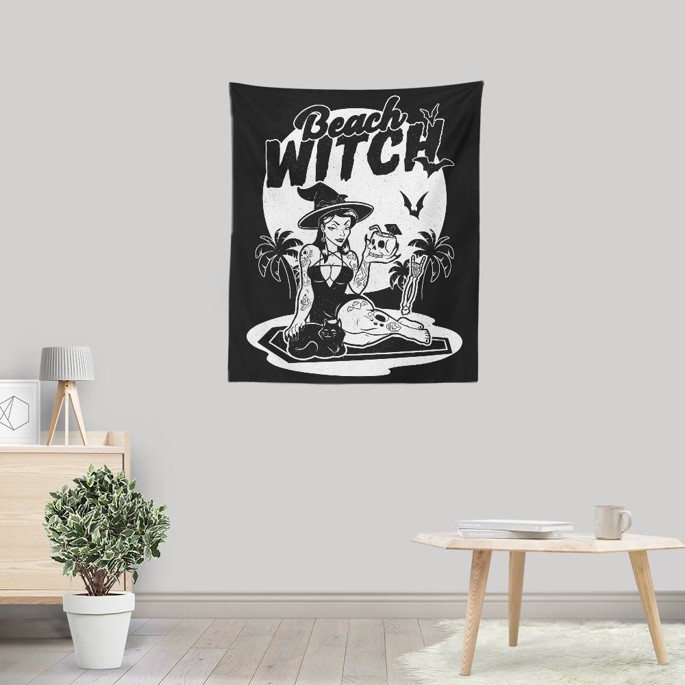 Beach Witch - Wall Tapestry – Once Upon a Tee