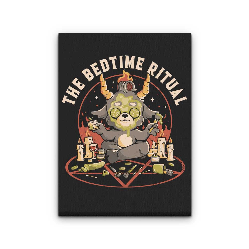 Bedtime Ritual - Canvas Print
