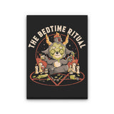 Bedtime Ritual - Canvas Print