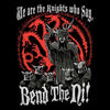 Bend the Ni (Alt) - Metal Print