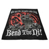Bend the Ni (Alt) - Fleece Blanket