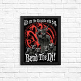 Bend the Ni (Alt) - Posters & Prints