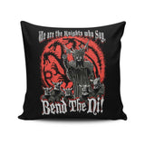Bend the Ni - Throw Pillow