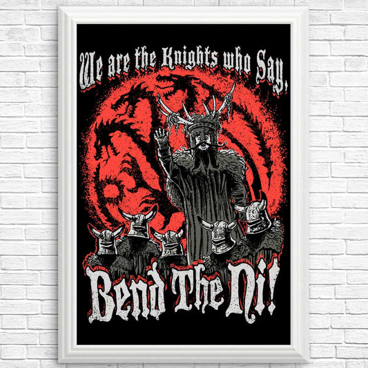 Bend the Ni - Posters & Prints