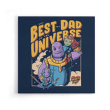 Best Dad in the Universe - Canvas Print