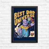 Best Dad in the Universe - Posters & Prints