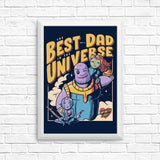 Best Dad in the Universe - Posters & Prints