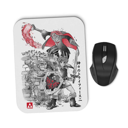 Between Worlds Sumi-e - Mousepad