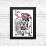 Between Worlds Sumi-e - Posters & Prints