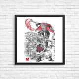 Between Worlds Sumi-e - Posters & Prints