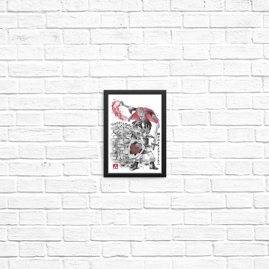 Between Worlds Sumi-e - Posters & Prints