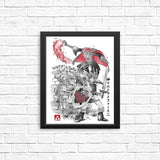 Between Worlds Sumi-e - Posters & Prints