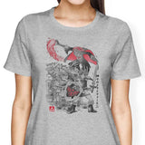 Between Worlds Sumi-e - Women's Apparel