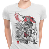 Between Worlds Sumi-e - Women's Apparel