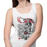 Between Worlds Sumi-e - Tank Top