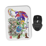 Between World's Watercolor - Mousepad