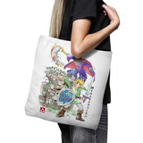 Between World's Watercolor - Tote Bag