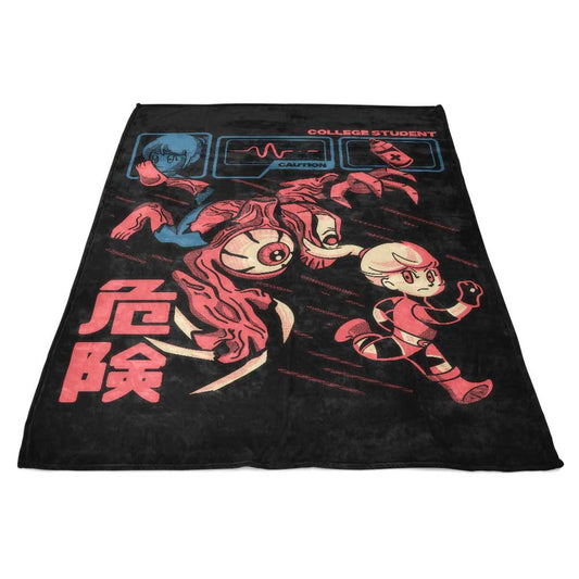 Beware the Doctor - Fleece Blanket