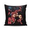 Beware the Doctor - Throw Pillow