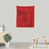 Birkin Vitruvian - Wall Tapestry