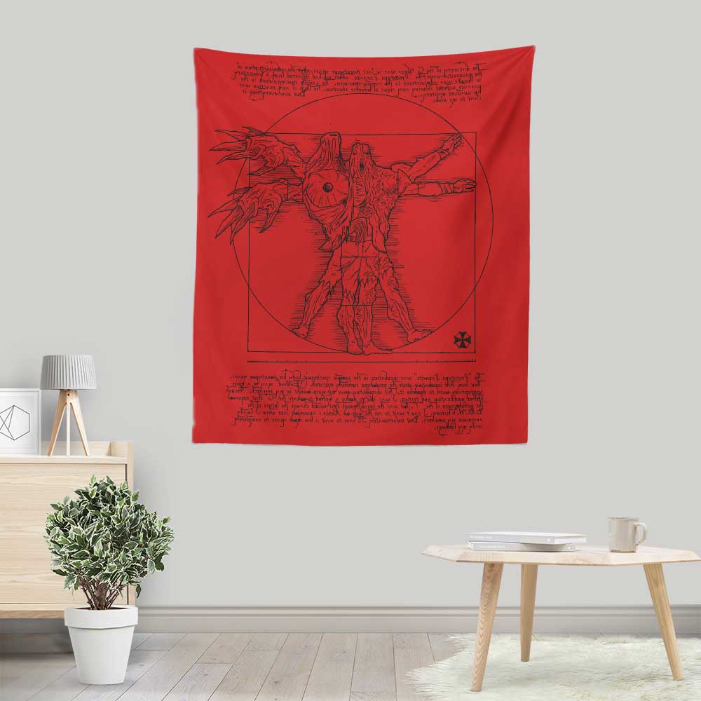 Birkin Vitruvian - Wall Tapestry