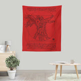 Birkin Vitruvian - Wall Tapestry