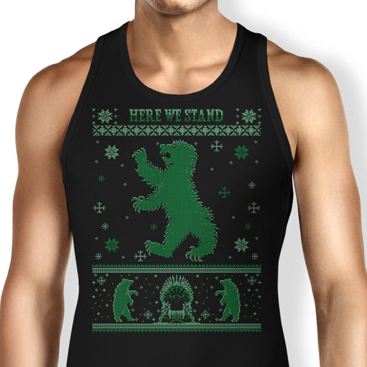 Navy Bear Sweater - Tank Top