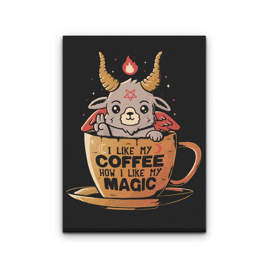 Black Coffee - Canvas Print
