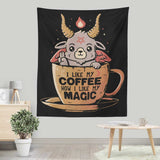 Black Coffee - Wall Tapestry