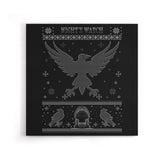 Black Crow Sweater - Canvas Print