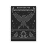Black Crow Sweater - Canvas Print