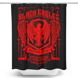 Black Eagles Officer - Shower Curtain