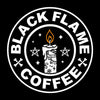 Black Flame Coffee - Throw Pillow