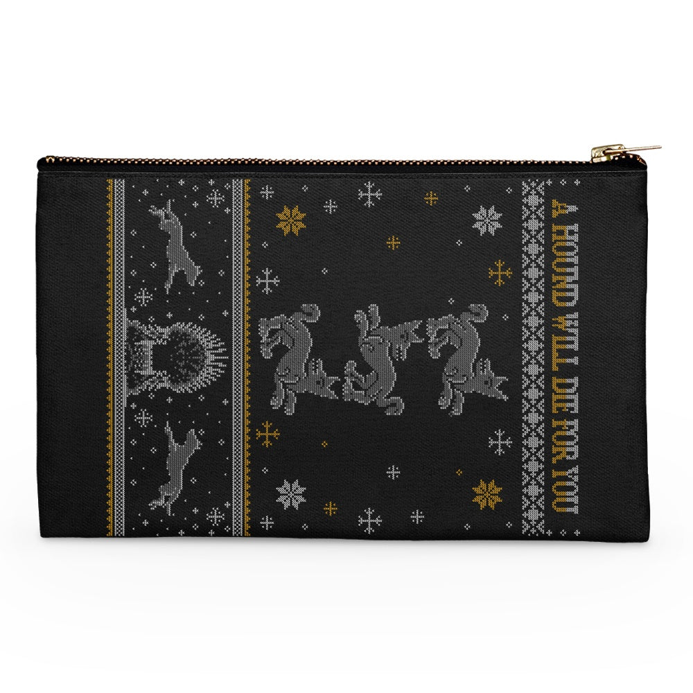 Black Hounds Sweater - Accessory Pouch