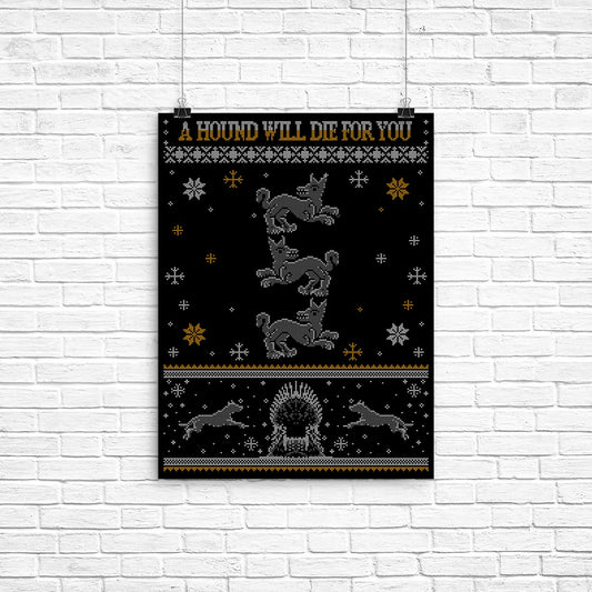 Black Hounds Sweater - Poster
