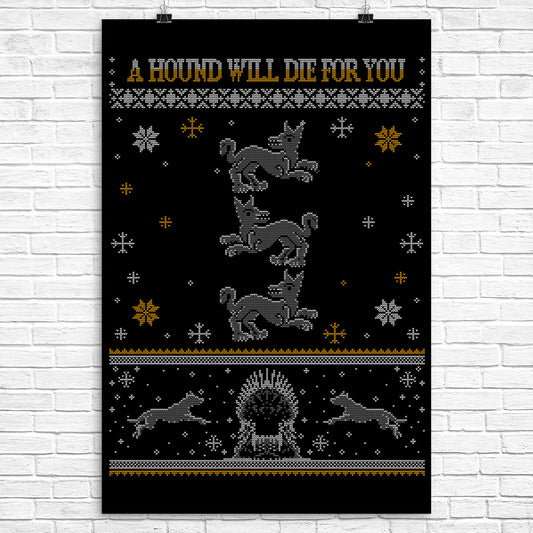 Black Hounds Sweater - Poster