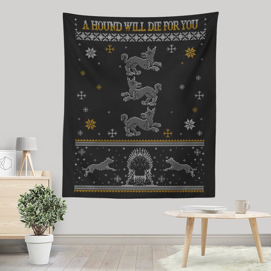 Black Hounds Sweater - Wall Tapestry