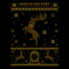 Black Stag Sweater - Wall Tapestry