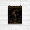 Black Stag Sweater - Poster