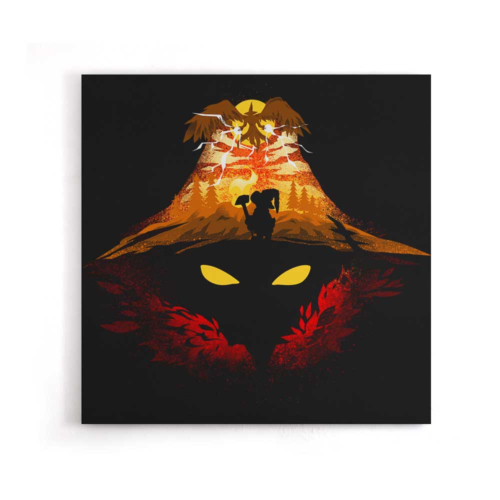 Black Waltz Fight - Canvas Print