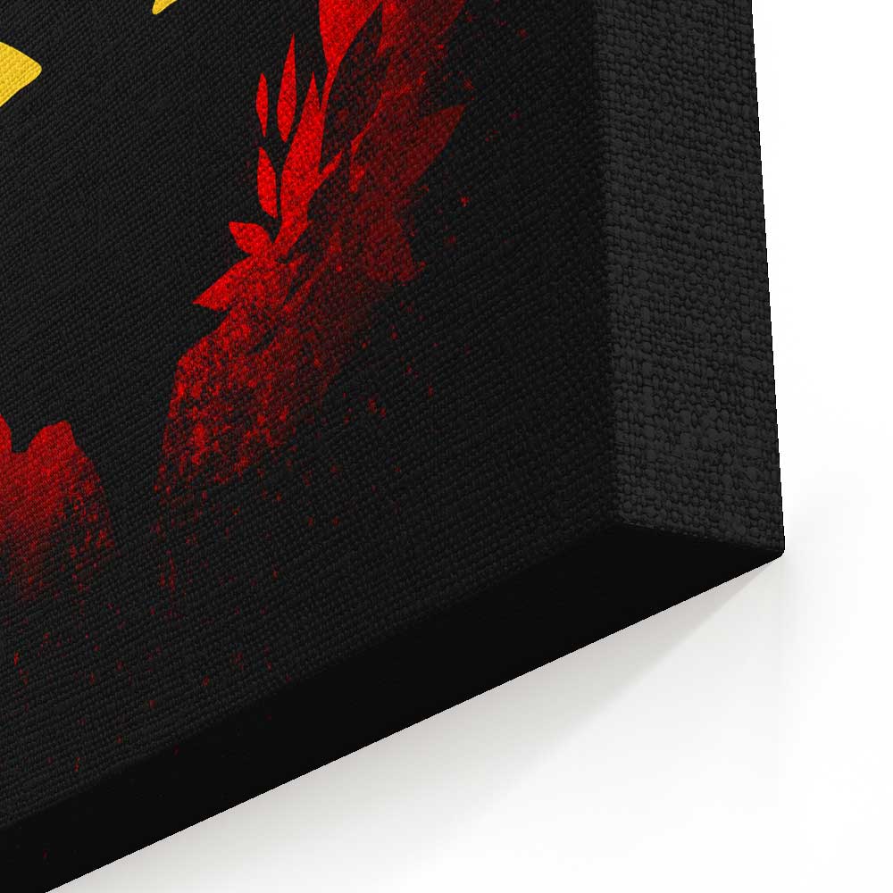 Black Waltz Fight - Canvas Print