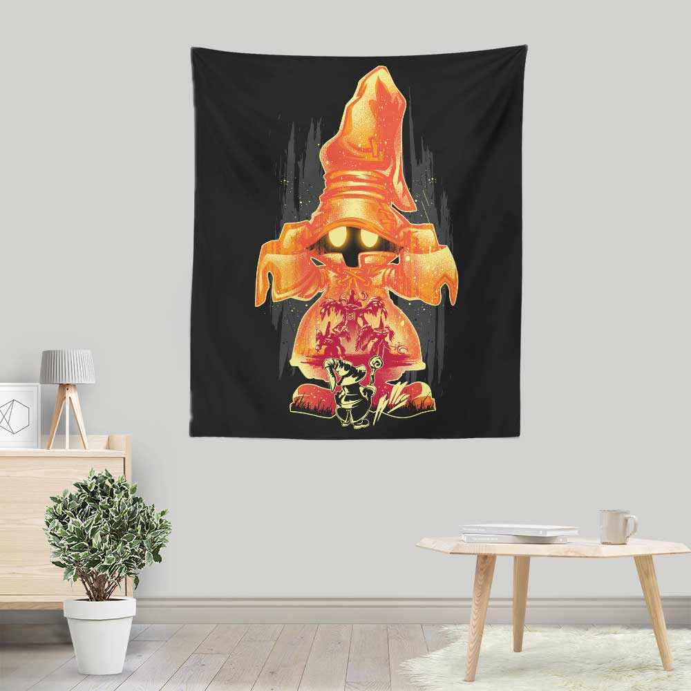 Black Wizard - Wall Tapestry