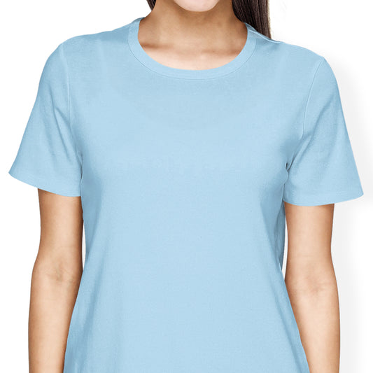 Women's T-Shirt - Light Blue - Blank Apparel
