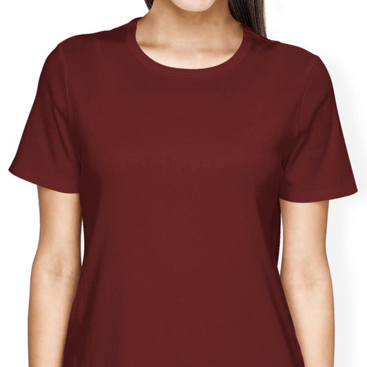 Women's T-Shirt - Maroon - Blank Apparel