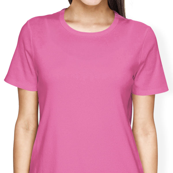 Women's T-Shirts - Blank - Pink