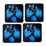 Blue Bomber Orb - Coasters