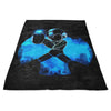 Blue Bomber Orb - Fleece Blanket