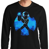 Blue Bomber Orb - Long Sleeve T-Shirt