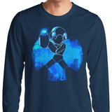 Blue Bomber Orb - Long Sleeve T-Shirt